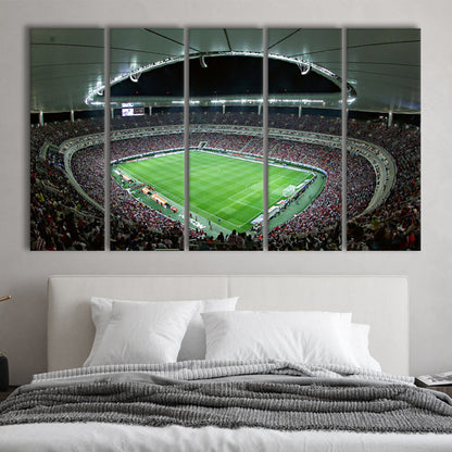 Chivas Guadalajara Stadium, Stadium Canvas, Sport Art, 5 Panel B, Extra Large Canvas, Canvas Print Wall Art