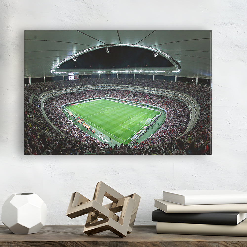 Chivas Guadalajara Stadium, Stadium Canvas, Sport Art, Gift for him, Man Cave Decor, Art Print, Canvas Print Wall Art
