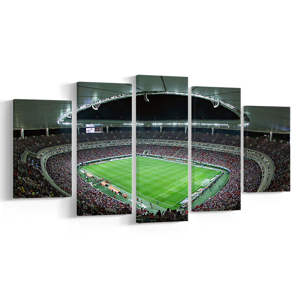 Chivas Guadalajara Stadium, Stadium Canvas, Sport Art, Gift for him, 5 Panel, Large Canvas, Canvas Print Wall Art