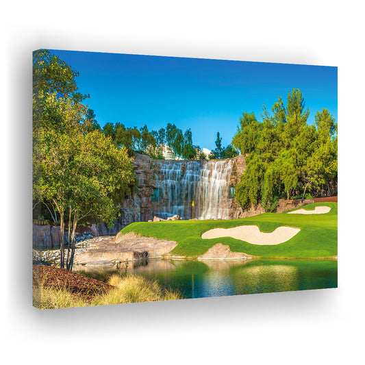 Cigar-Friendly Las Vegas Has No Shortage Of Golf Courses, Golf Art Print,Gifts Golf Lover