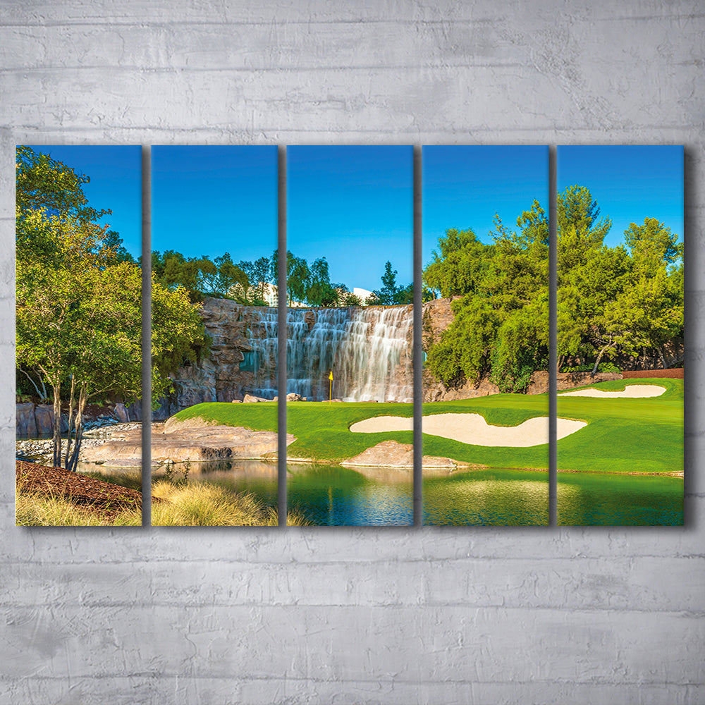 Cigar-Friendly Las Vegas Has No Shortage Of Golf Courses, Golf Art Print, Extra Large Canvas Print Wall Art