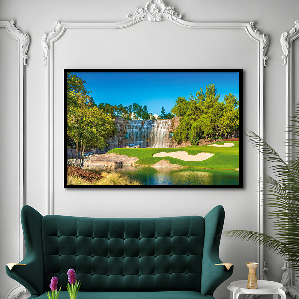 Cigar-Friendly Las Vegas Has No Shortage Of Golf Courses, Framed Art Print Wall Decor, Picture Framed