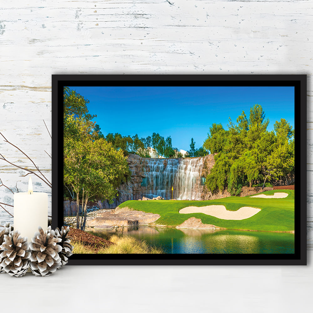 Cigar-Friendly Las Vegas Has No Shortage Of Golf Courses, Floating Framed Canvas Print Wall Art