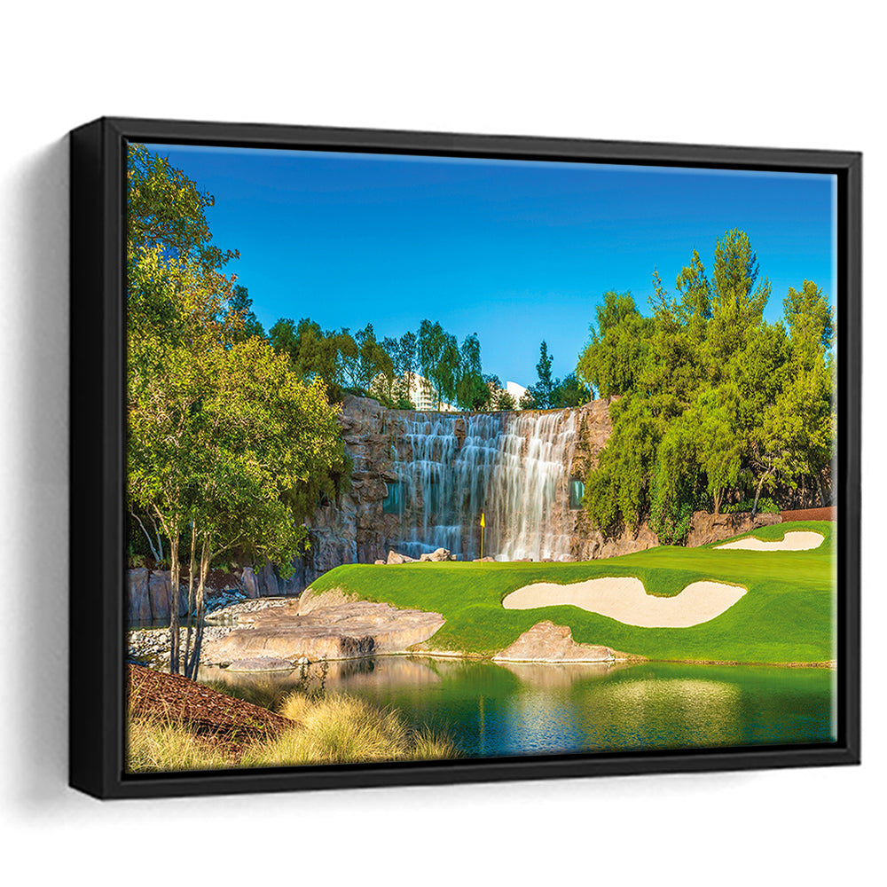 Cigar-Friendly Las Vegas Has No Shortage Of Golf Courses, Floating Framed Canvas Print Wall Art