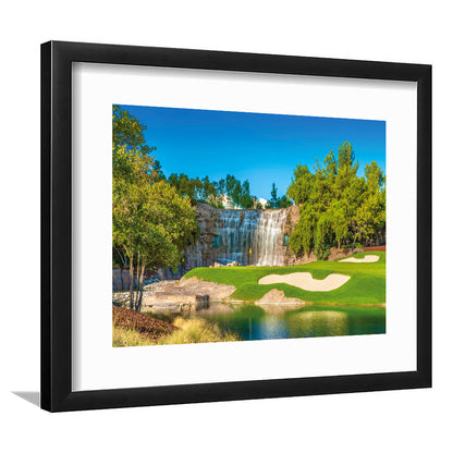 Cigar-Friendly Las Vegas Has No Shortage Of Golf Courses, Goft Art Print, Framed Art Print White Border Wall Decor