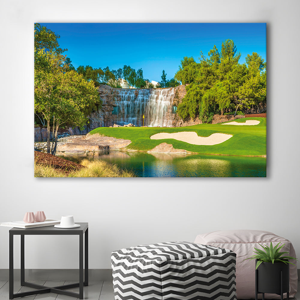 Cigar-Friendly Las Vegas Has No Shortage Of Golf Courses, Golf Art Print,Gifts Golf Lover