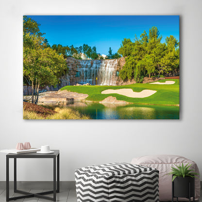 Cigar-Friendly Las Vegas Has No Shortage Of Golf Courses, Golf Art Print,Gifts Golf Lover