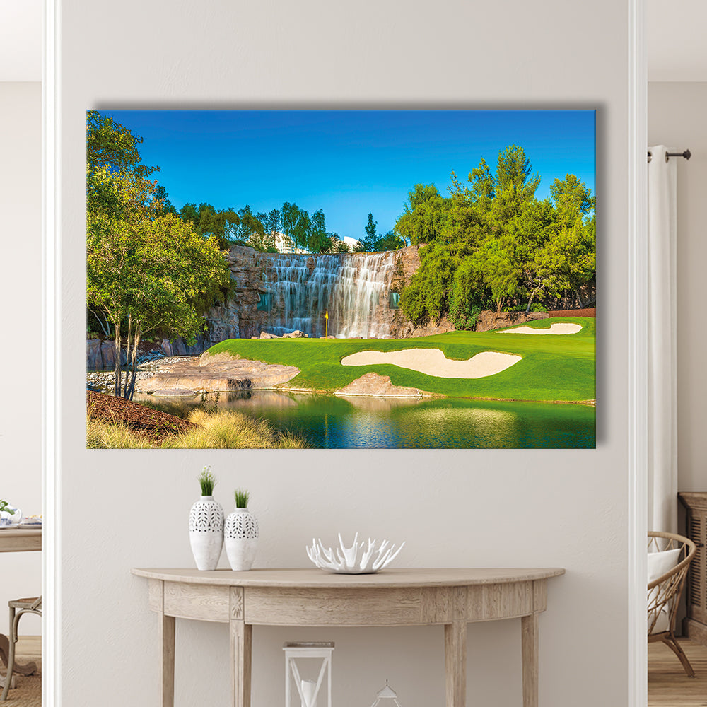 Cigar-Friendly Las Vegas Has No Shortage Of Golf Courses, Golf Art Print,Gifts Golf Lover