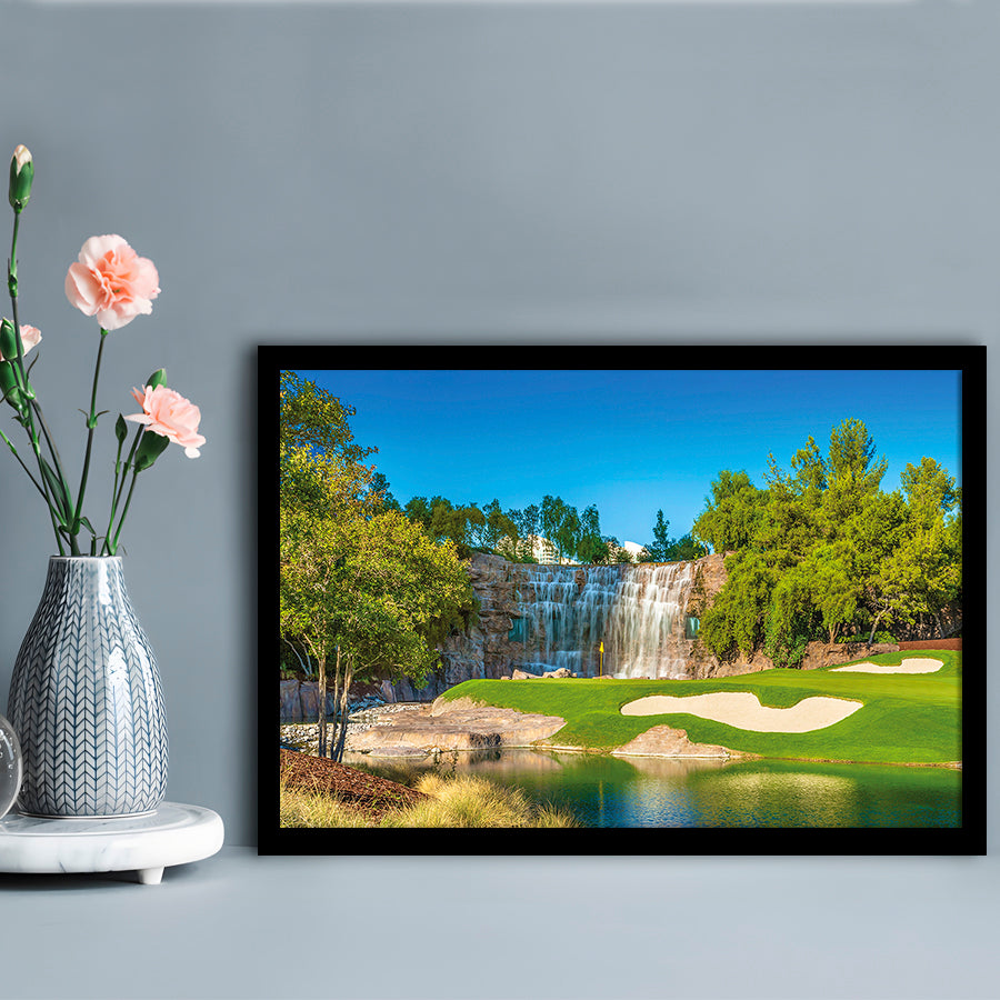 Cigar-Friendly Las Vegas Has No Shortage Of Golf Courses, Framed Art Print Wall Decor, Picture Framed