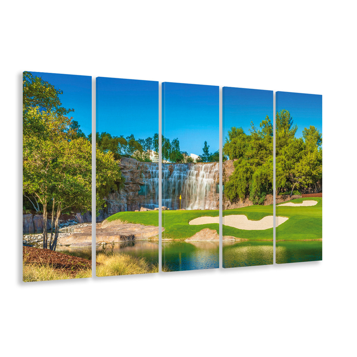 Cigar-Friendly Las Vegas Has No Shortage Of Golf Courses, Golf Art Print, Extra Large Canvas Print Wall Art