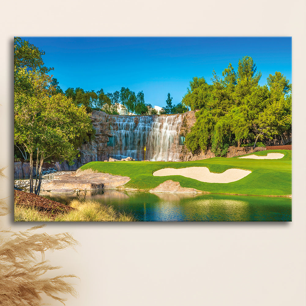 Cigar-Friendly Las Vegas Has No Shortage Of Golf Courses, Golf Art Print,Gifts Golf Lover