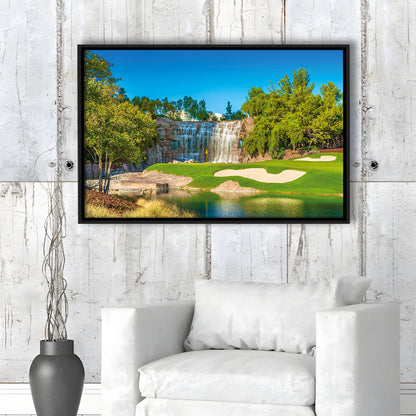 Cigar-Friendly Las Vegas Has No Shortage Of Golf Courses, Floating Framed Canvas Print Wall Art