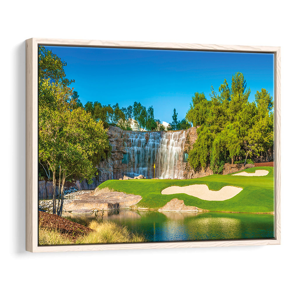 Cigar-Friendly Las Vegas Has No Shortage Of Golf Courses, Floating Framed Canvas Print Wall Art