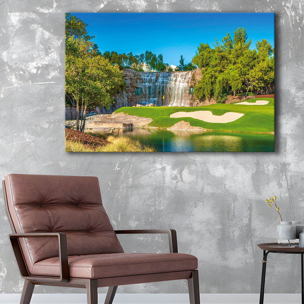 Cigar-Friendly Las Vegas Has No Shortage Of Golf Courses, Golf Art Print,Gifts Golf Lover