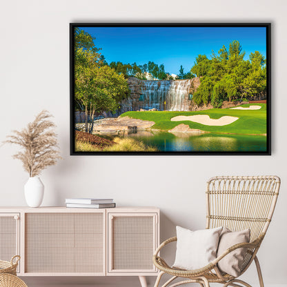Cigar-Friendly Las Vegas Has No Shortage Of Golf Courses, Floating Framed Canvas Print Wall Art
