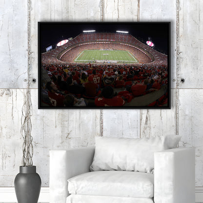 Cinco De Septiembre Stadium, Stadium Canvas, Sport Art, Framed Canvas Print Wall Art, Floating Frame