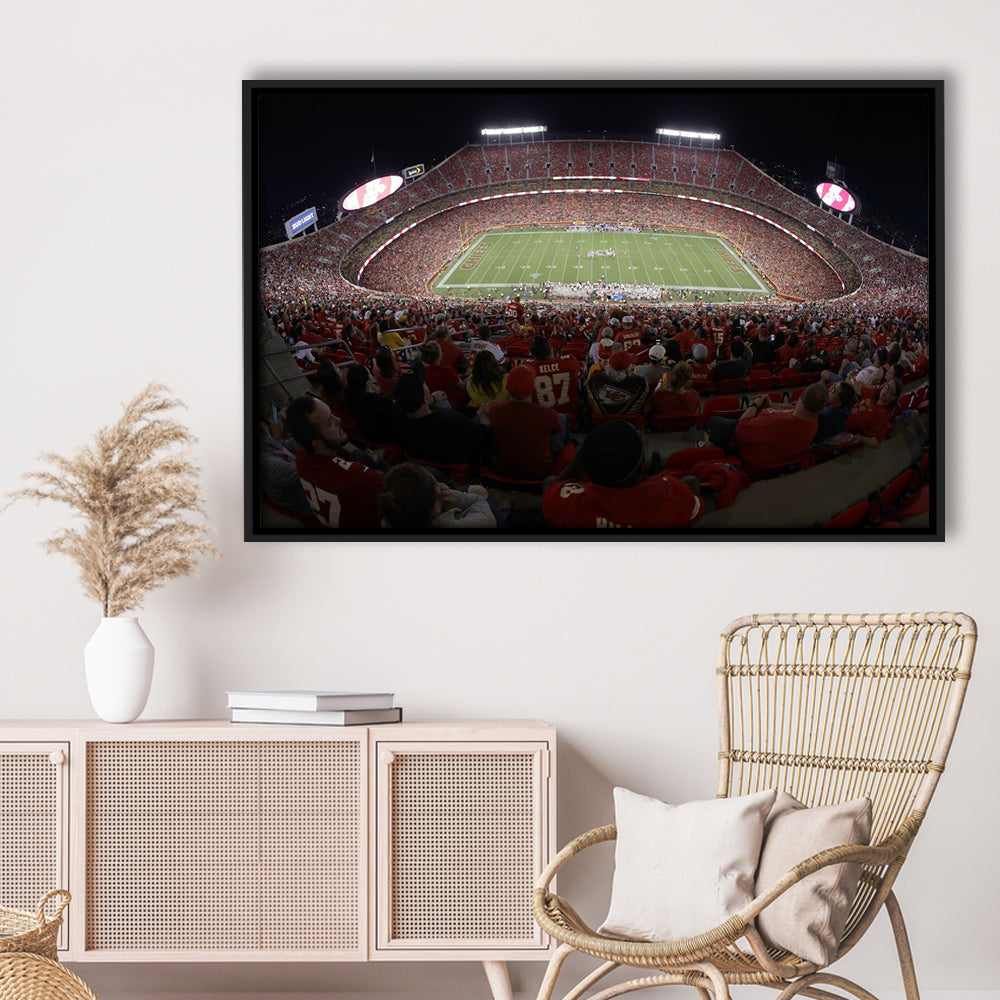 Cinco De Septiembre Stadium, Stadium Canvas, Sport Art, Framed Canvas Print Wall Art, Floating Frame