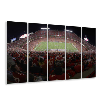 Cinco De Septiembre Stadium, Stadium Canvas, Sport Art, 5 Panel B, Extra Large Canvas, Canvas Print Wall Art