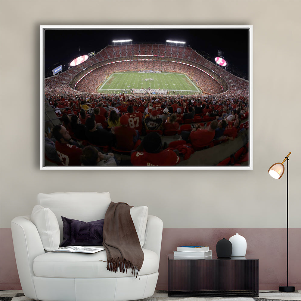 Cinco De Septiembre Stadium, Stadium Canvas, Sport Art, Framed Canvas Print Wall Art, Floating Frame