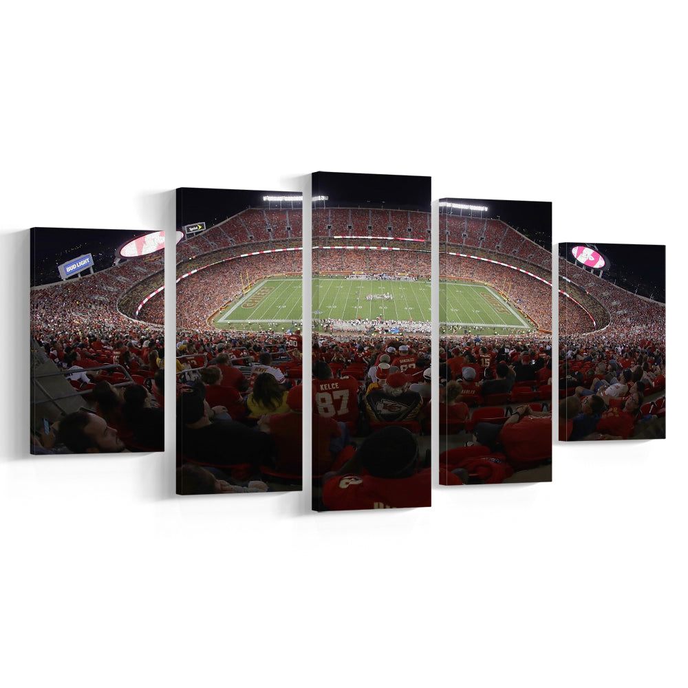 Cinco De Septiembre Stadium, Stadium Canvas, Sport Art, Gift for him, 5 Panel, Large Canvas, Canvas Print Wall Art