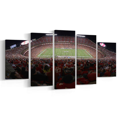 Cinco De Septiembre Stadium, Stadium Canvas, Sport Art, Gift for him, 5 Panel, Large Canvas, Canvas Print Wall Art