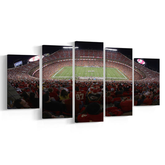 Cinco De Septiembre Stadium, Stadium Canvas, Sport Art, Gift for him, 5 Panel, Large Canvas, Canvas Print Wall Art