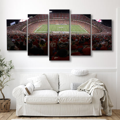 Cinco De Septiembre Stadium, Stadium Canvas, Sport Art, Gift for him, 5 Panel, Large Canvas, Canvas Print Wall Art