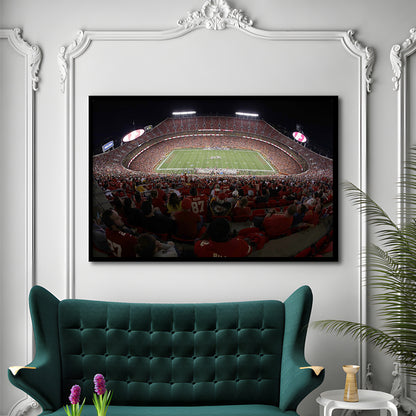 Cinco De Septiembre Stadium, Stadium Canvas, Sport Art, Gift for him, Framed Art Print Wall Decor, Picture Framed