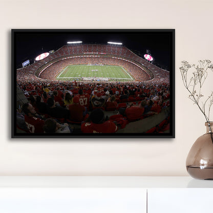 Cinco De Septiembre Stadium, Stadium Canvas, Sport Art, Framed Canvas Print Wall Art, Floating Frame
