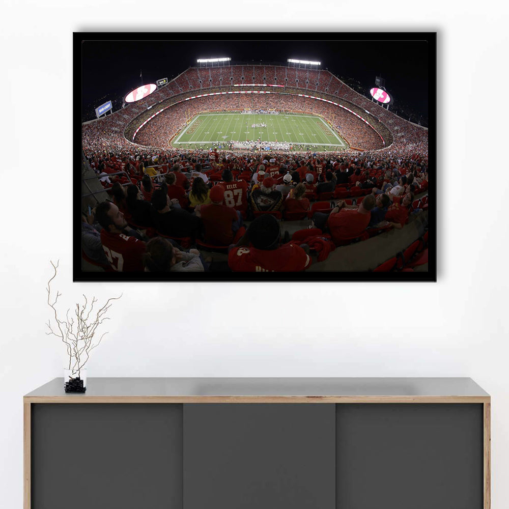 Cinco De Septiembre Stadium, Stadium Canvas, Sport Art, Gift for him, Framed Art Print Wall Decor, Picture Framed