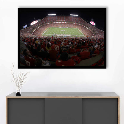 Cinco De Septiembre Stadium, Stadium Canvas, Sport Art, Gift for him, Framed Art Print Wall Decor, Picture Framed