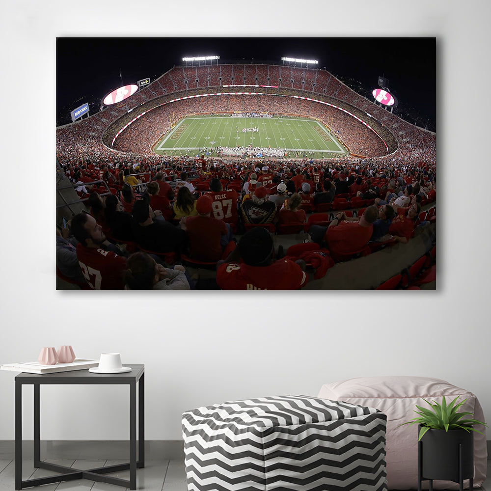 Cinco De Septiembre Stadium, Stadium Canvas, Sport Art, Gift for him, Man Cave Decor, Art Print, Canvas Print Wall Art