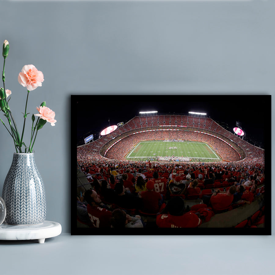 Cinco De Septiembre Stadium, Stadium Canvas, Sport Art, Gift for him, Framed Art Print Wall Decor, Picture Framed