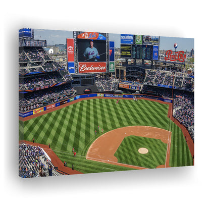 Citi Field Center, Stadium Canvas, Sport Art, Gift for him, Man Cave Decor, Art Print, Canvas Print Wall Art