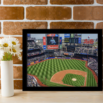 Citi Field Center, Stadium Canvas, Sport Art, Gift for him, Framed Art Print Wall Decor, Picture Framed
