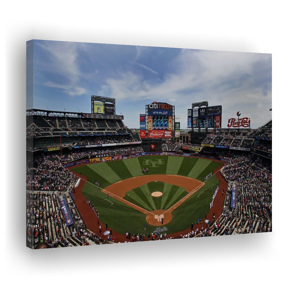 Citi Field Stadium, Stadium Canvas, Sport Art, Gift for him, Man Cave Decor, Art Print, Canvas Print Wall Art