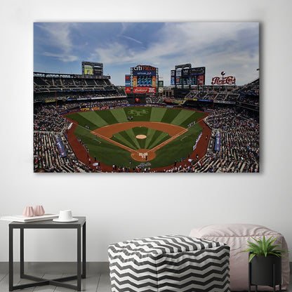 Citi Field Stadium, Stadium Canvas, Sport Art, Gift for him, Man Cave Decor, Art Print, Canvas Print Wall Art