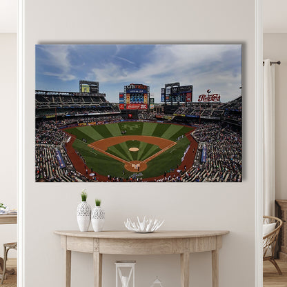 Citi Field Stadium, Stadium Canvas, Sport Art, Gift for him, Man Cave Decor, Art Print, Canvas Print Wall Art
