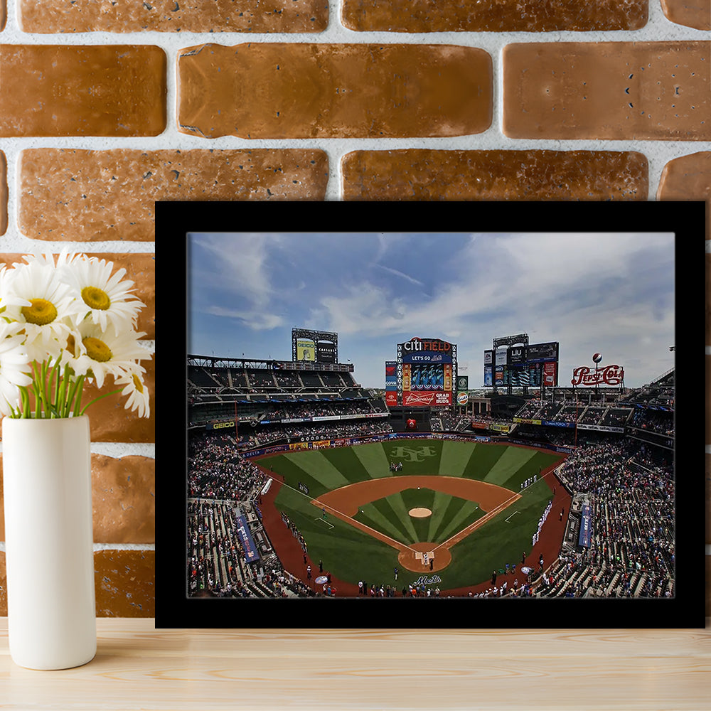 Citi Field Stadium, Stadium Canvas, Sport Art, Gift for him, Framed Art Print Wall Decor, Picture Framed