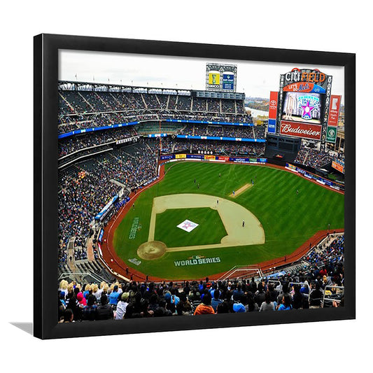 Citi Field in New York City, Stadium Canvas, Sport Art, Gift for him, Framed Art Print Wall Decor, Picture Framed