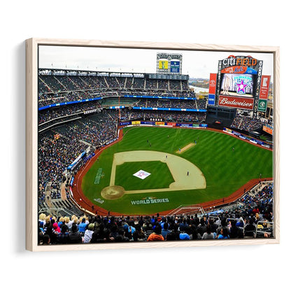 Citi Field in New York City, Stadium Canvas, Sport Art, Framed Canvas Print Wall Art, Floating Frame