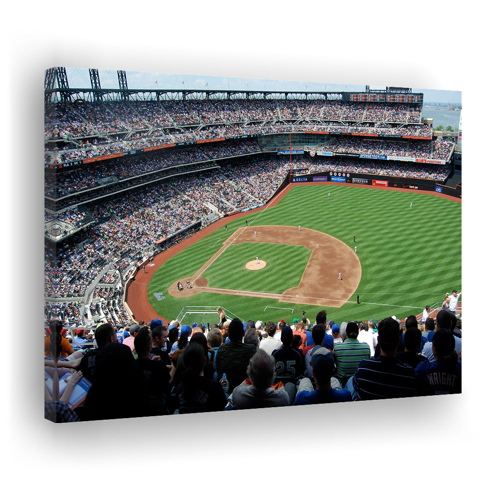 Citi Field in Ny, Stadium Canvas, Sport Art, Gift for him, Man Cave Decor, Art Print, Canvas Print Wall Art
