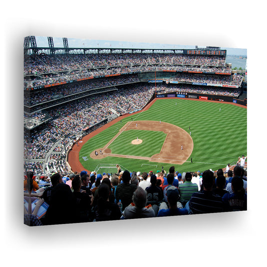 Citi Field in Ny, Stadium Canvas, Sport Art, Gift for him, Man Cave Decor, Art Print, Canvas Print Wall Art