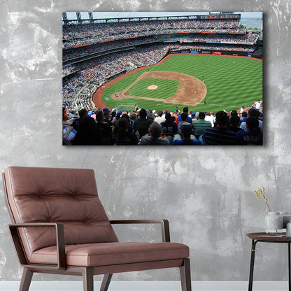 Citi Field in Ny, Stadium Canvas, Sport Art, Gift for him, Man Cave Decor, Art Print, Canvas Print Wall Art