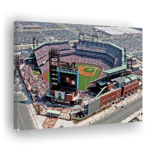 Citizens Bank Park, Stadium Canvas, Sport Art, Gift for him, Man Cave Decor, Art Print, Canvas Print Wall Art
