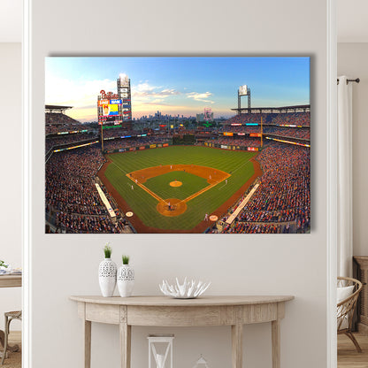 Citizens Bank Park, Stadium Canvas, Sport Art, Fan Gifts, Man Cave Decor, Art Print, Canvas Print Wall Art