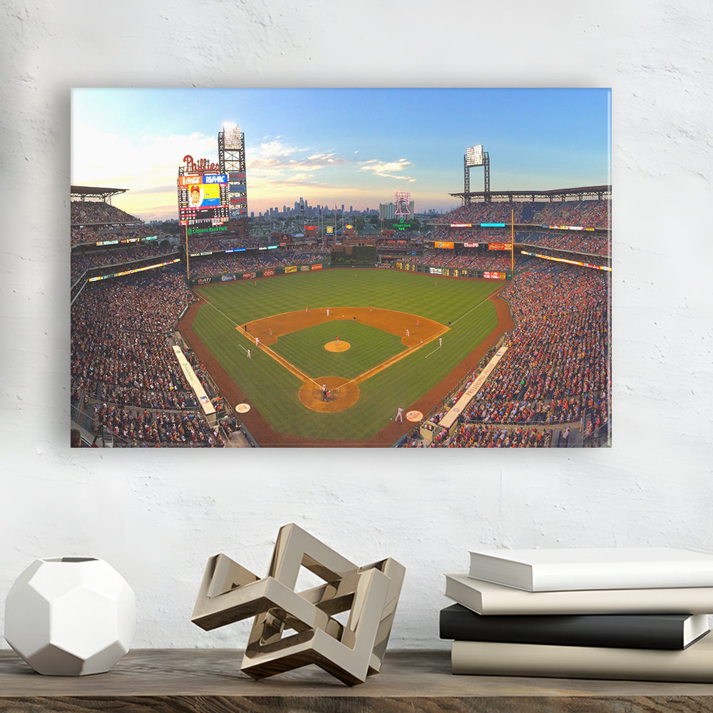 Citizens Bank Park, Stadium Canvas, Sport Art, Fan Gifts, Man Cave Decor, Art Print, Canvas Print Wall Art