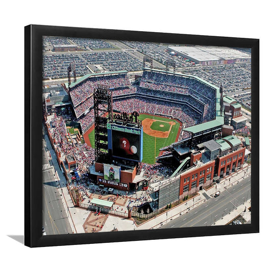 Citizens Bank Park, Stadium Canvas, Sport Art, Gift for him, Framed Art Print Wall Decor, Picture Framed