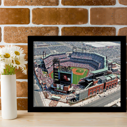 Citizens Bank Park, Stadium Canvas, Sport Art, Gift for him, Framed Art Print Wall Decor, Picture Framed
