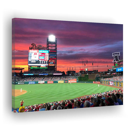 Citizens Bank Park Stadium, Stadium Canvas, Sport Art, Gift for him, Man Cave Decor, Art Print, Canvas Print Wall Art
